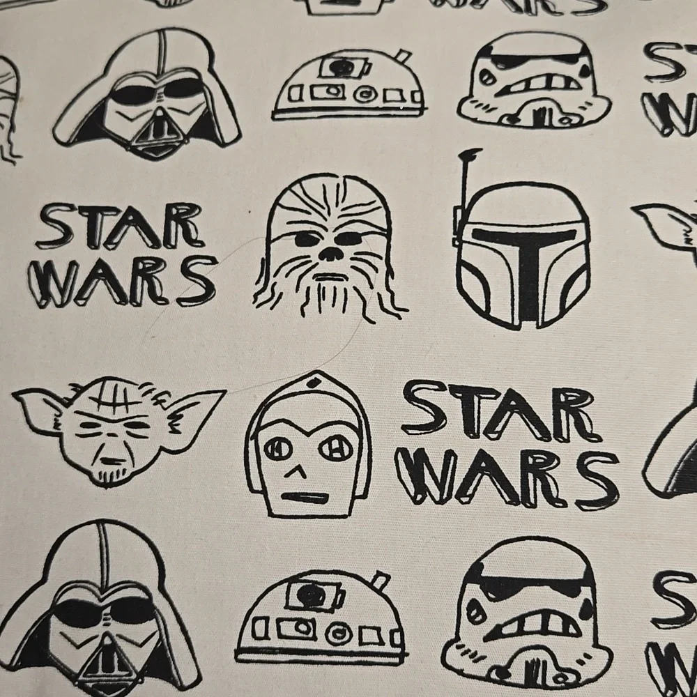 Star Wars Color Me Pillow (Markers Not Included) 13 X 13 Inches NWT
